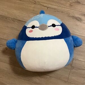 Squishmallow Babs the Blue Jay Bird 12"